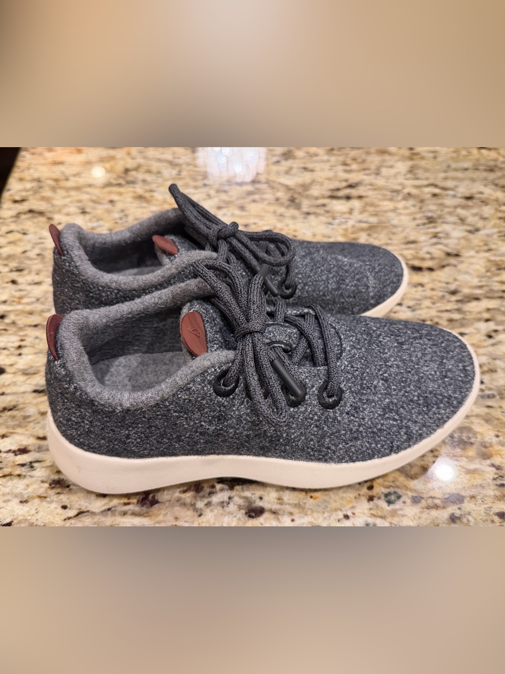 Allbirds Women's Wool Runners In Charcoal Gray Size 7, Euc